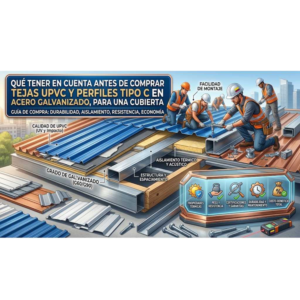 Tejas UPVC Cubiertas Polycomex Importadores Colombia